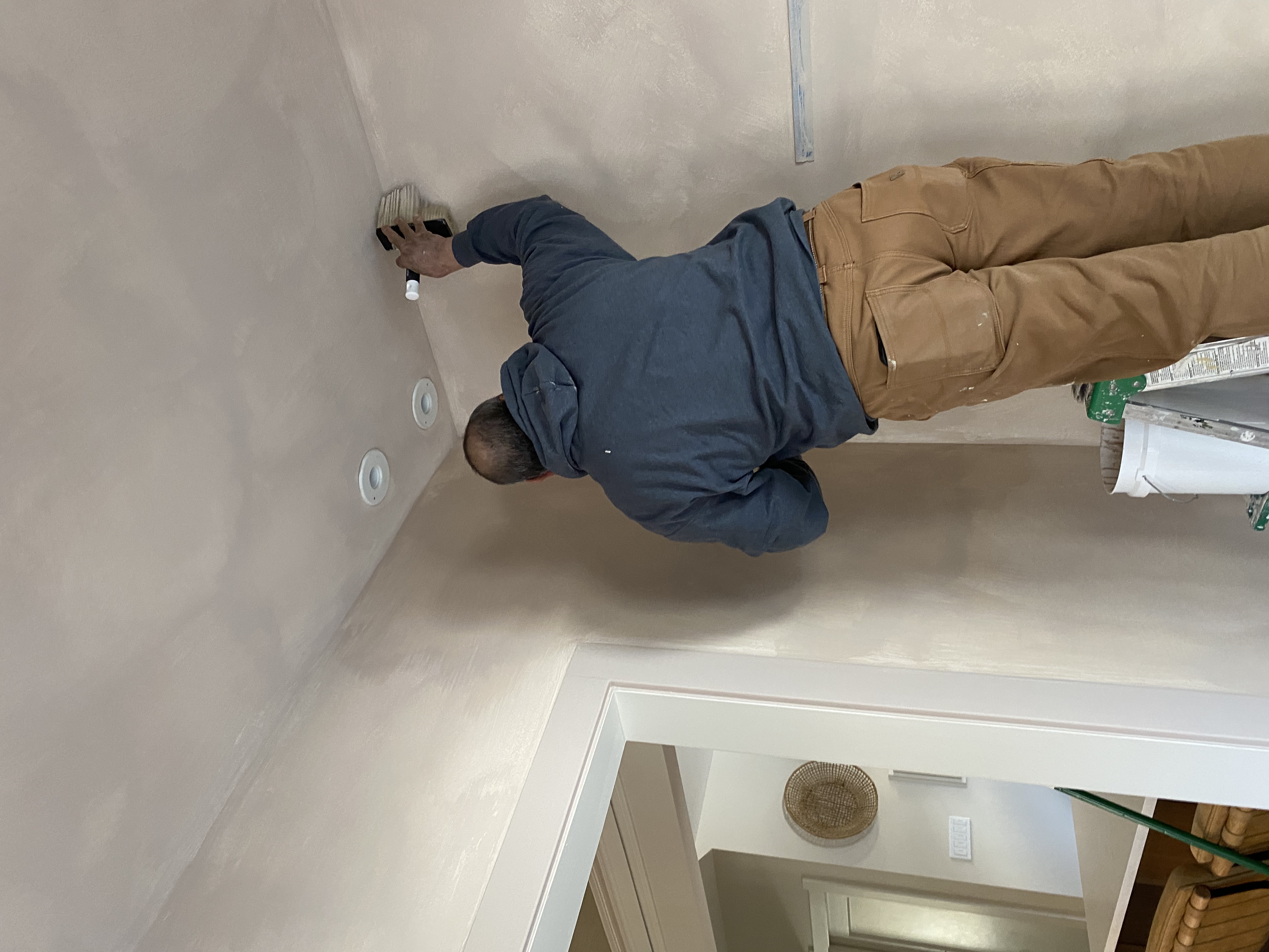 Mineral wash painting